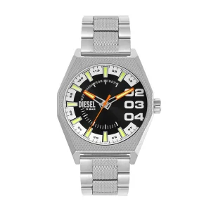 Diesel Scraper Silver Mens Watch DZ2172