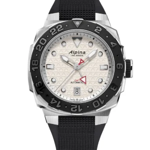 Alpina Seastrong Diver Extreme Automatic Silver Dial Rubber Band Watch AL-560LG3VE6