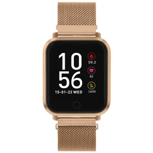 Reflex Active Series 6 Rose Gold Mesh Smart Watch RA06-4064