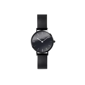 Daniel Wellington Petite Mirror Reflection Black Dial Watch DW00100798