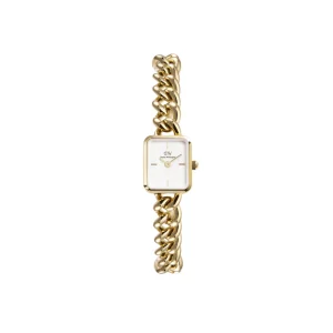 Daniel Wellington Jolie Gold Chain White Dial Watch DW00100836