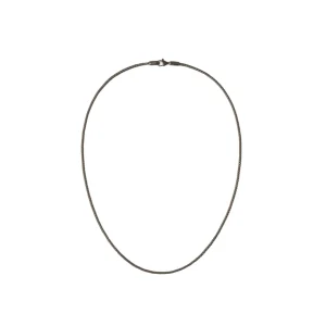 Daniel Wellington Tide Mesh Graphite 1.8 Necklace DW00401106