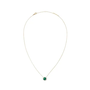 Daniel Wellington Audrey Malachite Gold Necklace DW00401443