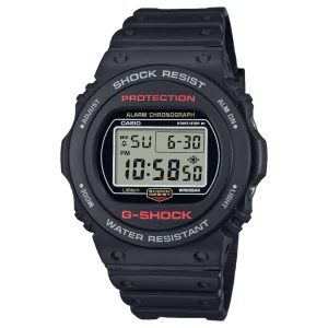 G-Shock Digital Grey Dial Black Resin Band Watch DW5750UE-1D