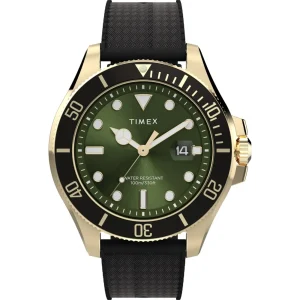 Timex TW2Y05300 Harborside Green Dial Watch