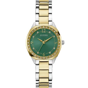 Guess Charlotte Green Dial Two Tone Analog Watch GW0767L4