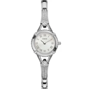 Guess Angelic Silver Dial Silver Bracelet Watch W0135L1