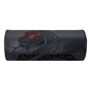 Wolf Year of the Snake Black Triple Watch Roll 493802