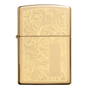 Zippo 352B High Polish Brass Venetian Lighter 90353