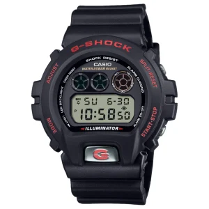 G-Shock Digital 6900 Series Grey Dial Black Resin Band Watch DW6900TR-1D