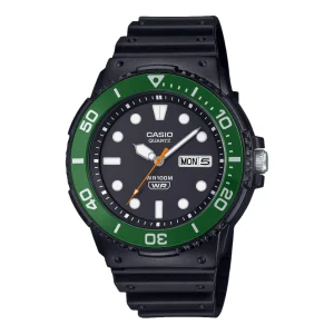 Casio Analog Black Dial Black Resin Band Watch MRW230H-1E3
