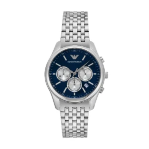 Emporio Armani Chronograph Blue Dial Stainless Steel Watch AR11582