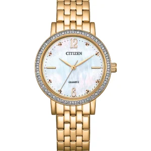 Citizen Crystals and Mother of Pearl Ladies Watch EL3103-57D