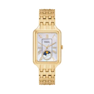 Fossil Raquel Sun Moon Multifunction Gold Stainless Steel Watch ES5398