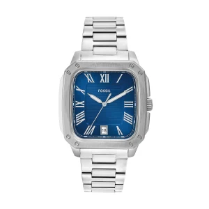 Fossil Crosby Three-Hand Blue Dial Stainless Steel Watch FS6121