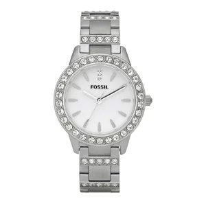 Fossil Jesse Three-Hand Silver Dial Stainless Steel Watch ES2362