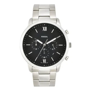Fossil Neutra Chronograph Black Dial Stainless Steel Watch FS5384