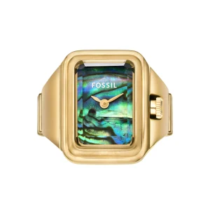 Fossil Raquel Two-Hand Stainless Steel Ring Watch ES5411