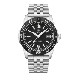 Luminox Pacific Diver Ripple Dive Black Dial Stainless Steel Watch XS.3122M.1