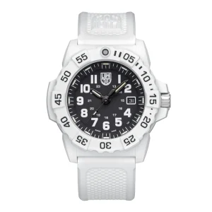 Luminox Navy Seal Arctic White Rubber Band Watch XS.3507.WB
