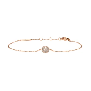 Daniel Wellington Pavé Crystal Pendant Rose Gold Bracelet DW00400626