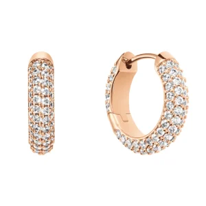 Daniel Wellington Pavé Crystal Rose Gold Earrings DW00400627