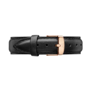 Daniel Wellington Classic Sheffield Black Leather 20mm Watch Band DW00200007