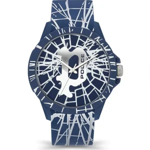Police Sketch Blue Rubber Men's Watch PEWUM2119561