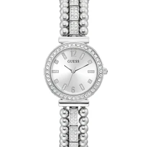 Guess Gala Silver Dial Stainless Steel Watch GW0401L1