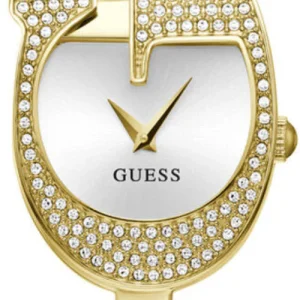 Guess Gia Silver Dial Gold Stainless Steel Watch GW0683L2