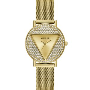 Guess Mini Gold Iconic Glitz Mesh Watch GW0671L2
