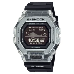 G-Shock GLIDE Gleaming Wave Black Dial Resin Band Watch GBX100S-1D