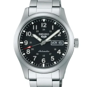 Seiko Military Black Dial Automatic Watch SRPG27K