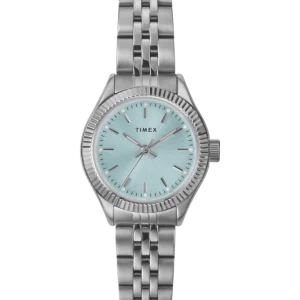 Timex Legacy Mini Blue Dial Silver Stainless Steel Quartz Watch TW2W90700