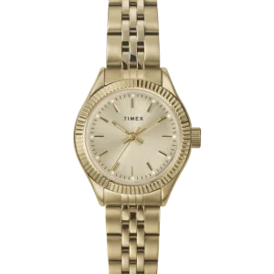 Timex Legacy Mini Gold Dial and Stainless Steel Quartz Watch TW2W91000