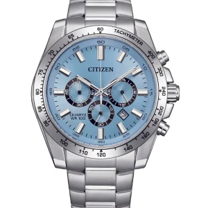 Citizen Quartz Sports Chronograph Blue Dial Men's Watch AN8230-59L