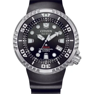 Citizen Promaster Eco-Drive Black Dial and Rubber Band 300M Men's Watch BN1024-01E