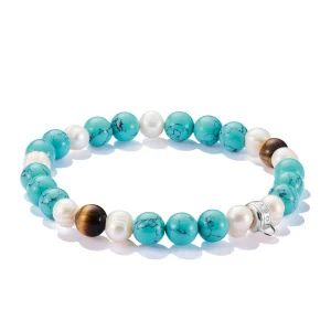 THOMAS SABO Charm Bracelet with colourful beads