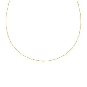 Ania Haie Gold Disc Station Necklace