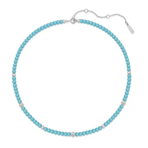 Ania Haie Silver Lab Created Turquoise Necklace