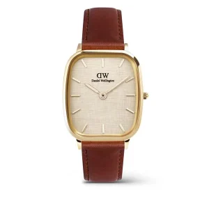 Daniel Wellington Marlon St Mawes Gold Linen Watch