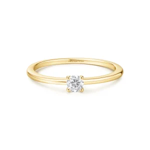 Ania Haie Gold Classic Slim Stacking Ring