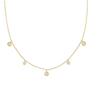 Ania Haie Gold Kyoto Opal Station Necklace