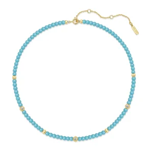 Ania Haie Gold Lab Created Turquoise Necklace