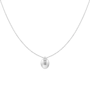 Ania Haie Silver Oval Charm Necklace
