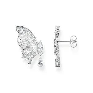 THOMAS SABO Butterfly Paradise Ear Studs in Silver