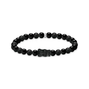 THOMAS SABO Bead Bracelet with Black Goldbear