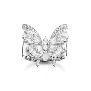 THOMAS SABO Butterfly Paradise Cocktail Ring in Silver