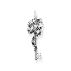 THOMAS SABO Snake pendant with vintage silver key