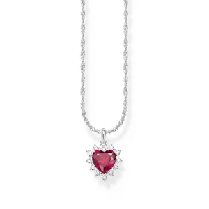 THOMAS SABO Romantic Ruby Heart Pendant Necklace